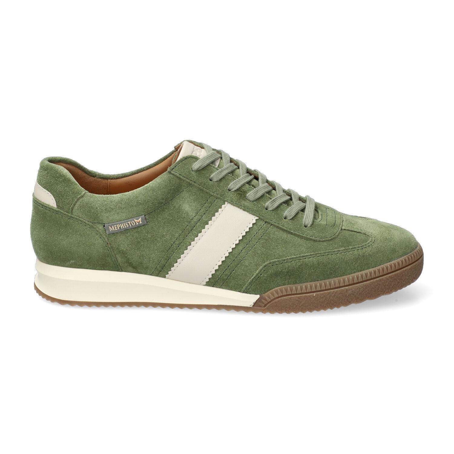 lacets homme modèle Elyo Vert olive - Mephisto
